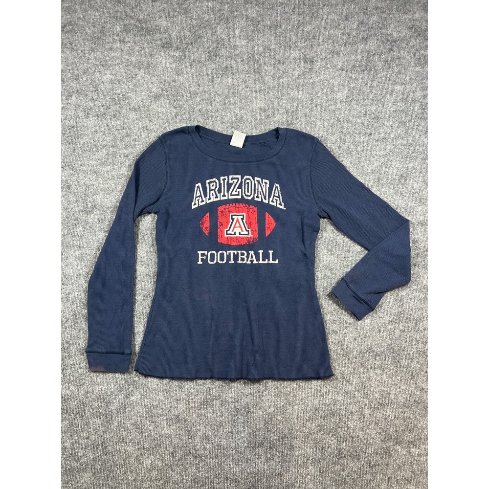 Creative Apparel Concepts Thermal Shirt Mens Navy Cotton Arizona Wildcats NCAA